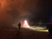 Крупный пожар произошел в деревообрабатавающем цехе в Ынырге Крупный пожар произошел в деревообрабатавающем цехе в Ынырге