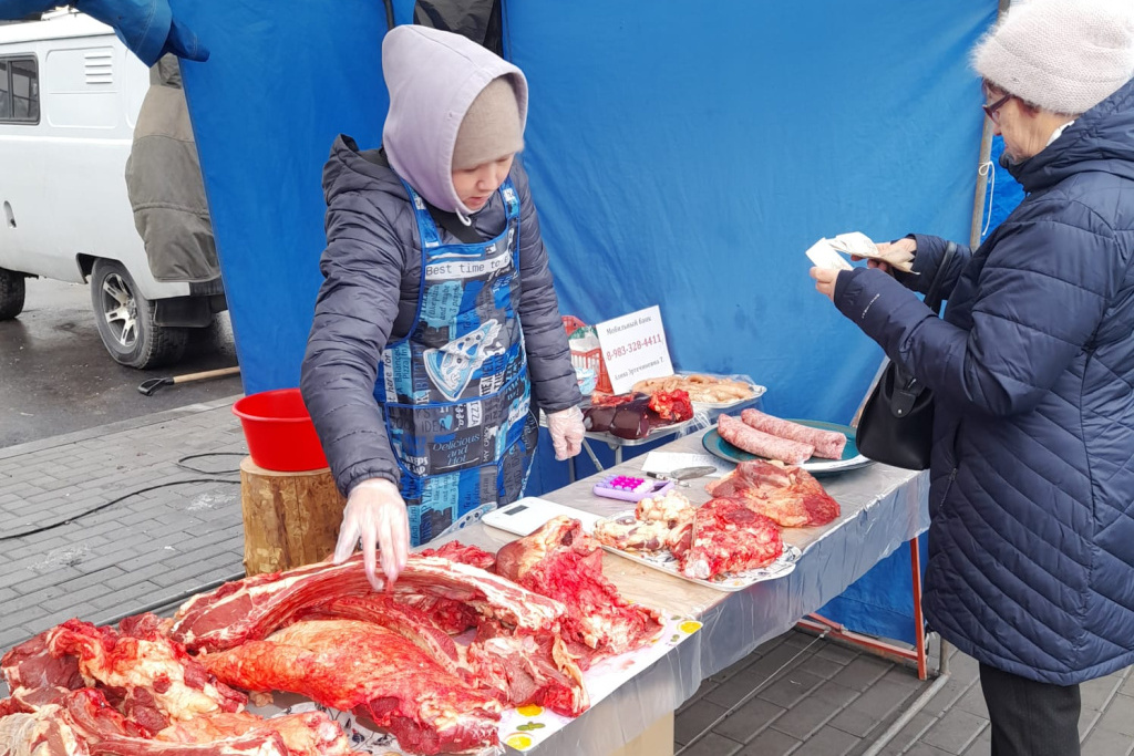 Более 8 тонн мяса продали на республиканской ярмарке