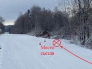 По дороге на Каракокшу попал в аварию Mercedes-Benz