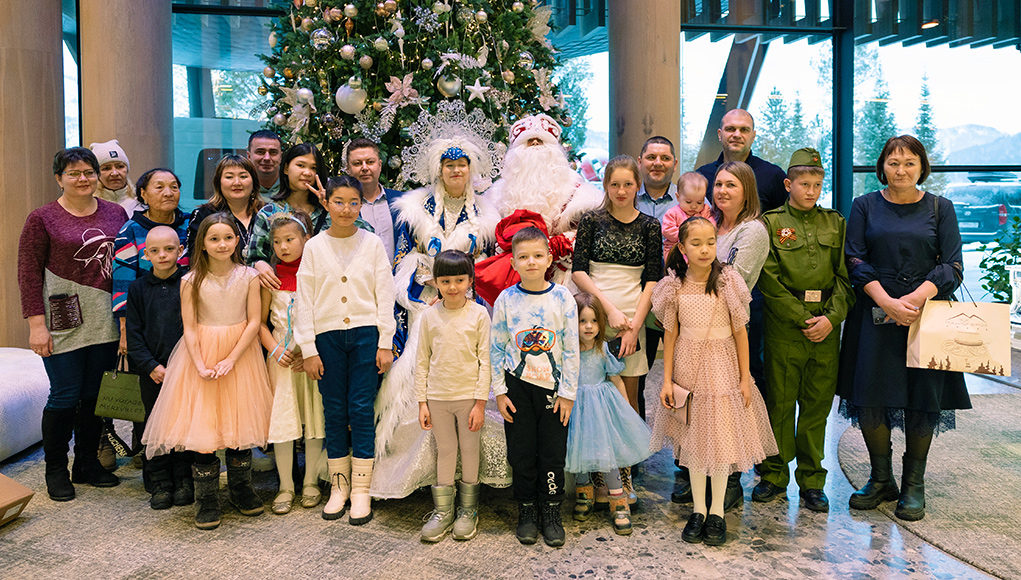 К Новому году курорт «Манжерок»» воплотил в жизнь мечты 50 детей