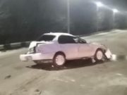 В Горно-Алтайске «Тойота» на скорости съехала с дороги и опрокинулась
