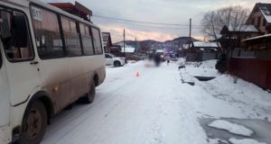 В Алферово автобус насмерть сбил мальчика, катавшегося на ледянке