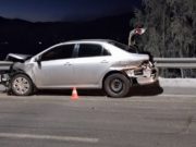 Сельчанка на «Тойоте» врезалась в отбойник по пути в Соузгу