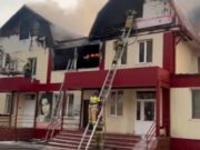 В Рыбалке загорелось кафе «Восток»