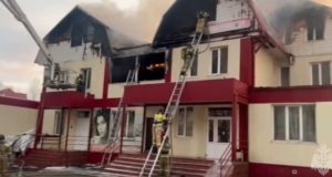В Рыбалке загорелось кафе «Восток»