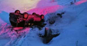«Хонда» съехала в кювет и опрокинулась у села Урлу-Аспак, пострадала пассажирка «Хонда» съехала в кювет и опрокинулась у села Урлу-Аспак: пострадала пассажирка