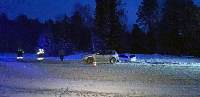 Две иномарки столкнулись в Майминском районе, пострадали четыре человека