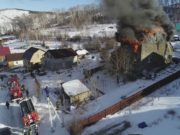 Крупный пожар потушен в Горно-Алтайске