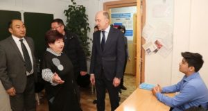 Олег Хорохордин посетил Усть-Канский район