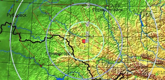 Землетрясение магнитудой 5.0 произошло в Республике Алтай