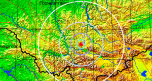 В Улаганском районе произошло землетрясение магнитудой 3.8