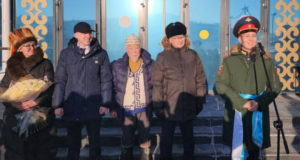 Героя России Амыра Аргамакова в День защитника Отечества встретили в Республике Алтай
