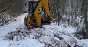 Незаконную свалку убрали в Подгорном