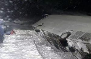 Автобус с пассажирами попал в ДТП в Усть-Коксинском районе Автобус с пассажирами попал в ДТП в Усть-Коксинском районе