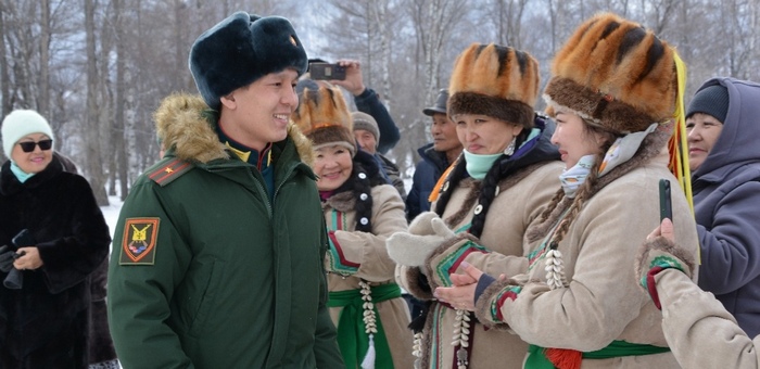 Герой России Амыр Аргамаков посетил свою малую родину Бичикту-Боом