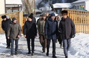 Олег Хорохордин посетил Чемальский район Олег Хорохордин посетил Чемальский район