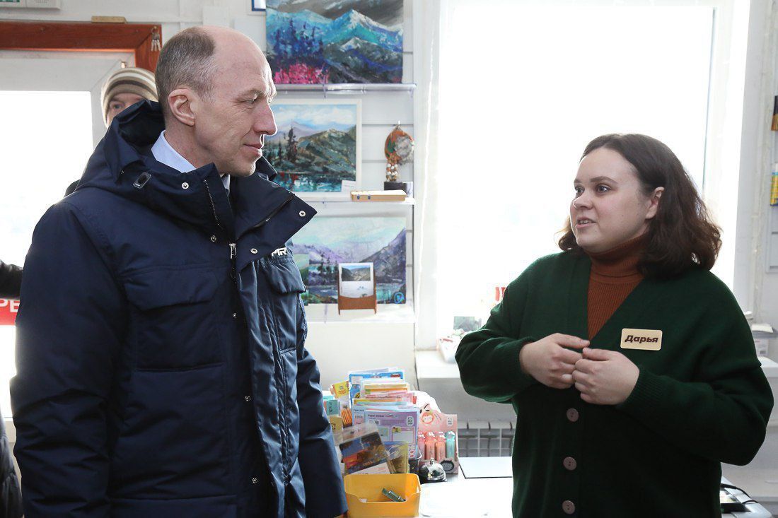 Олег Хорохордин посетил Чемальский район 