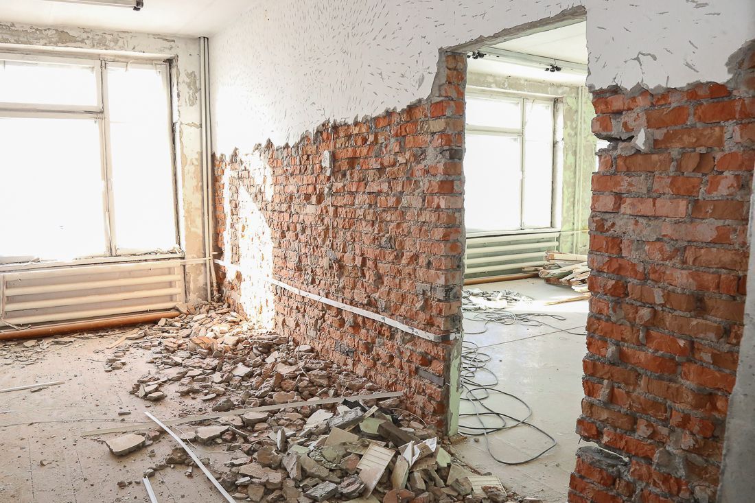 Капитальный ремонт начался в Чергинской школе 