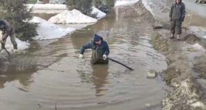 В Горно-Алтайске аварийные службы борются с подтоплениями