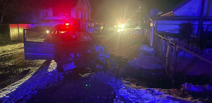 «Калдина» в Майме протаранила «Мерседес» и врезалась в опору ЛЭП