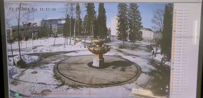 На центральной площади Горно-Алтайска установили новые камеры видеонаблюдения