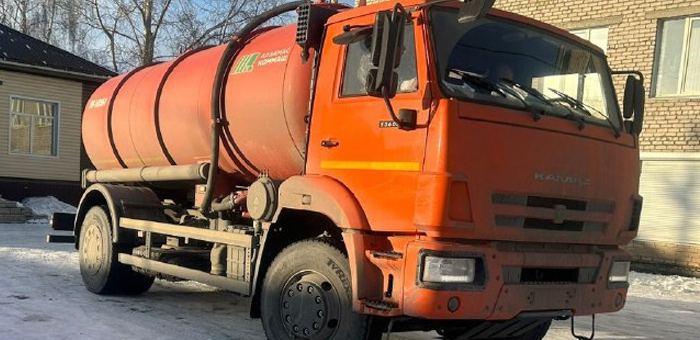 Ассенизатор на базе КамАЗа поступил в Онгудайский район