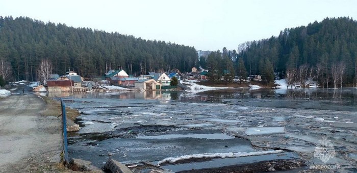 Приусадебные участки подтопило в Турочаке