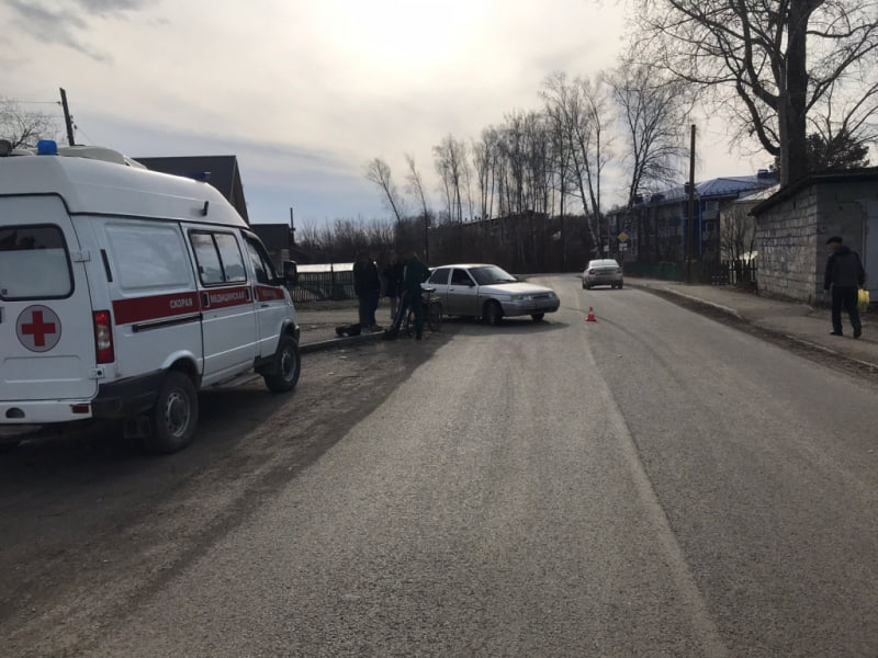 Молодой мужчина на «Ладе» сбил велосипедиста в Майме 