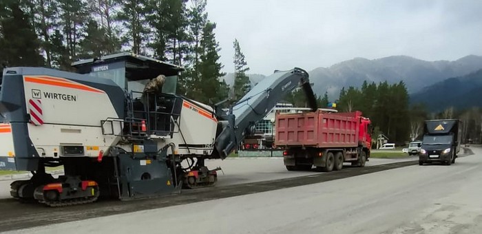 Дорожный ремонт начался в Чемальском районе