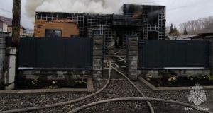 Жилой дом сгорел в Горно-Алтайске