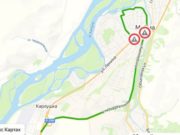 Участок Чуйского тракта в Майме закроют 9 мая Участок Чуйского тракта в Майме закроют 9 мая