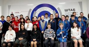 В штабе общественной поддержки запустили акцию «Георгиевская лента»