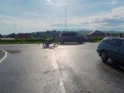 19-летний мотоциклист нарушил ПДД и попал в аварию