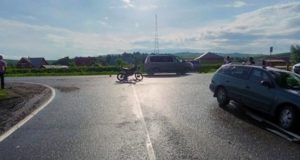 19-летний мотоциклист нарушил ПДД и попал в аварию