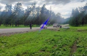 Иномарка слетела с дороги в Усть-Канском районе, пострадали два человека Иномарка слетела с дороги в Усть-Канском районе, пострадали два человека