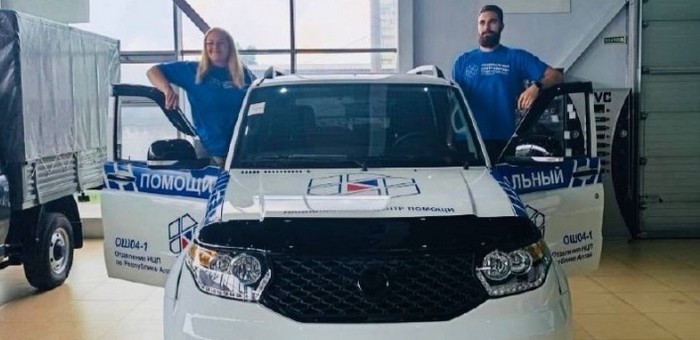 Национальный центр помощи Республики Алтай получил новый автомобиль