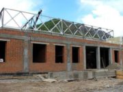 В Акташе продолжается строительство Дома культуры