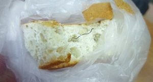 Житель республики чуть не съел в шашлычной лепешку с проволокой Житель республики нашел в лепешке из шашлычной кусок проволоки