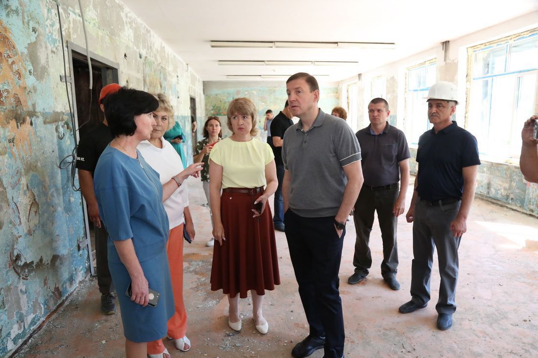 Подрядчик готов завершить капремонт Чергинской школы досрочно