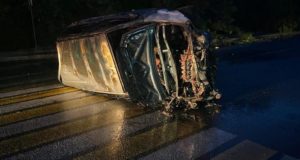В Горно-Алтайске пьяный подросток устроил ночное ДТП и едва не погубил друга