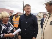 Жители Кош-Агача поблагодарили Андрея Турчака за строительство долгожданного спортзала