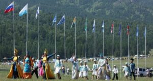 Эл Ойын торжественно открыли в Усть-Канском районе