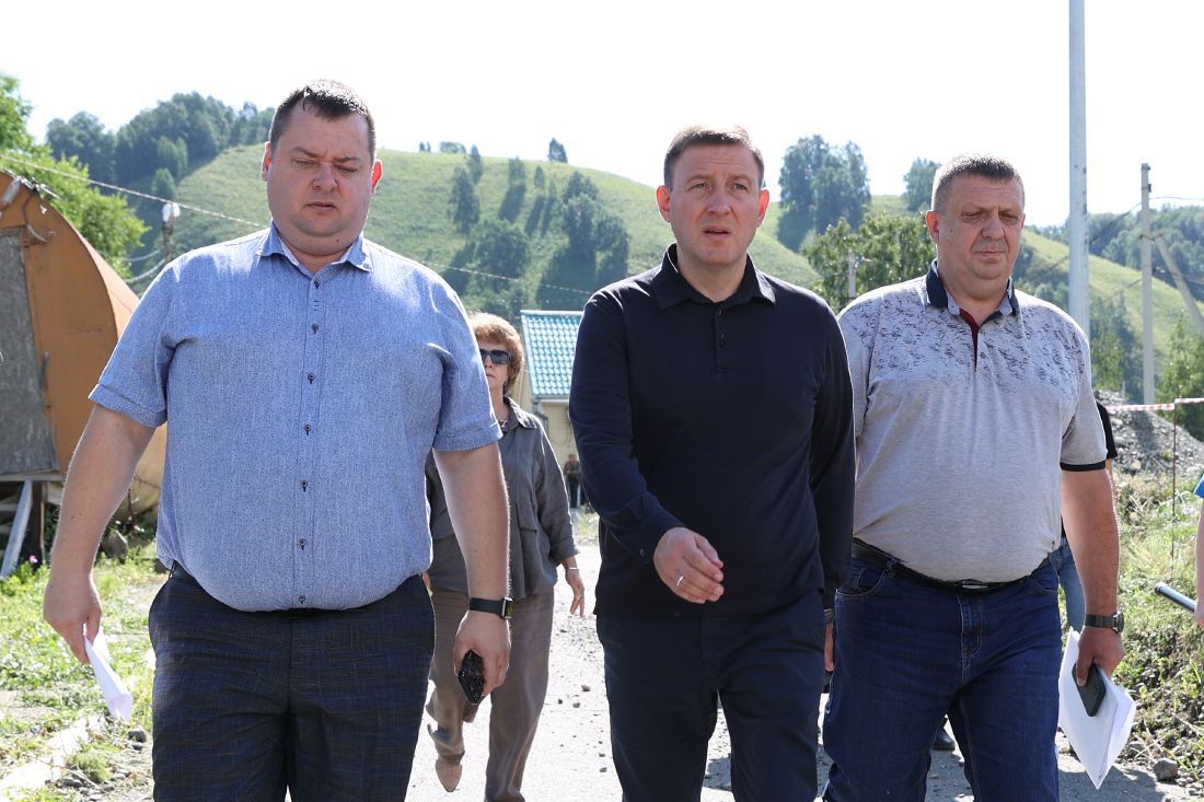 Андрей Турчак посетил Майминский район 