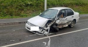 Четыре человека пострадали в ДТП с двумя автомобилями в Кызыл-Озеке