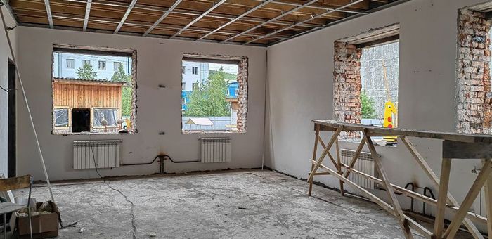 Капремонт детсада «Березка» продолжается в Горно-Алтайске