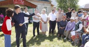 Андрей Турчак вновь посетил Шебалинский район и встретился с жителями