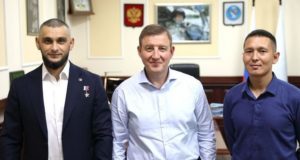 Андрей Турчак встретился с Героями России Данияром Джартановым и Амыром Аргамаковым Андрей Турчак встретился с Героями России Данияром Джартановым и Амыром Аргамаковым