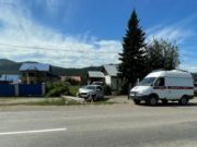 Пожилой турист на «Тойоте» протаранил опору ЛЭП в Кызыл-Озеке