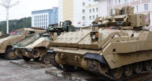 В Горно-Алтайск прибыла выставка трофейной натовской техники В Горно-Алтайск прибыла выставка трофейной натовской техники