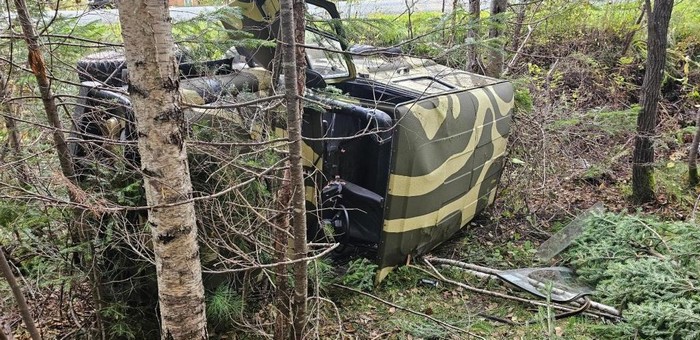 Туристы перевернулись на УАЗике в Артыбаше